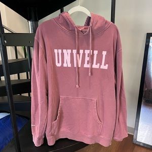 Call Her Daddy “Unwell” Hoodie in Salmon
